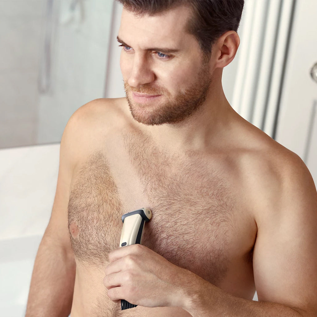 A Photo Of Philips Bodygroom 7000 Wet & Dry Body Hair Trimmer and Shaver for Men – Skin-Safe Grooming with Dual-Sided Design