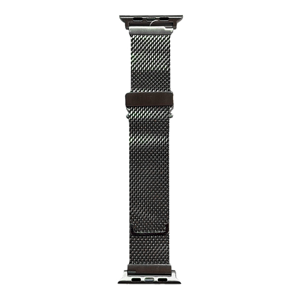 A Photo Of Blupebble Steelux Apple Watch Strap Silver – 49/46/45/44/42mm