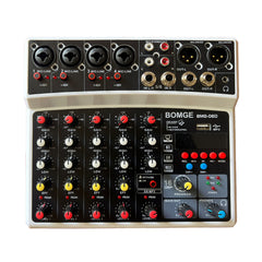 A Photo Of BOMGE 6-Channel Audio Mixer - Professional Digital DJ Mixer
