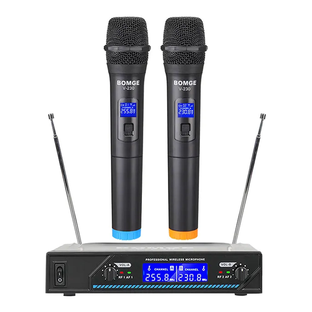 A Photo Of BOMGE V-230 - 2 Channel Wireless Handheld Microphone
