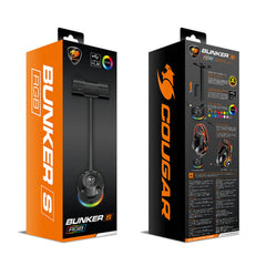 A Photo Of Cougar BUNKER S - RGB Headset Stand