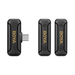 A Photo Of Boya BY-WM3T2-U2 - 2.4GHz Dual-Channel Wireless Microphone System or USB-C Devices