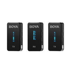 A Photo Of Boya BY-XM6-S2 - 2.4GHz Ultra-Compact Wireless Microphone System