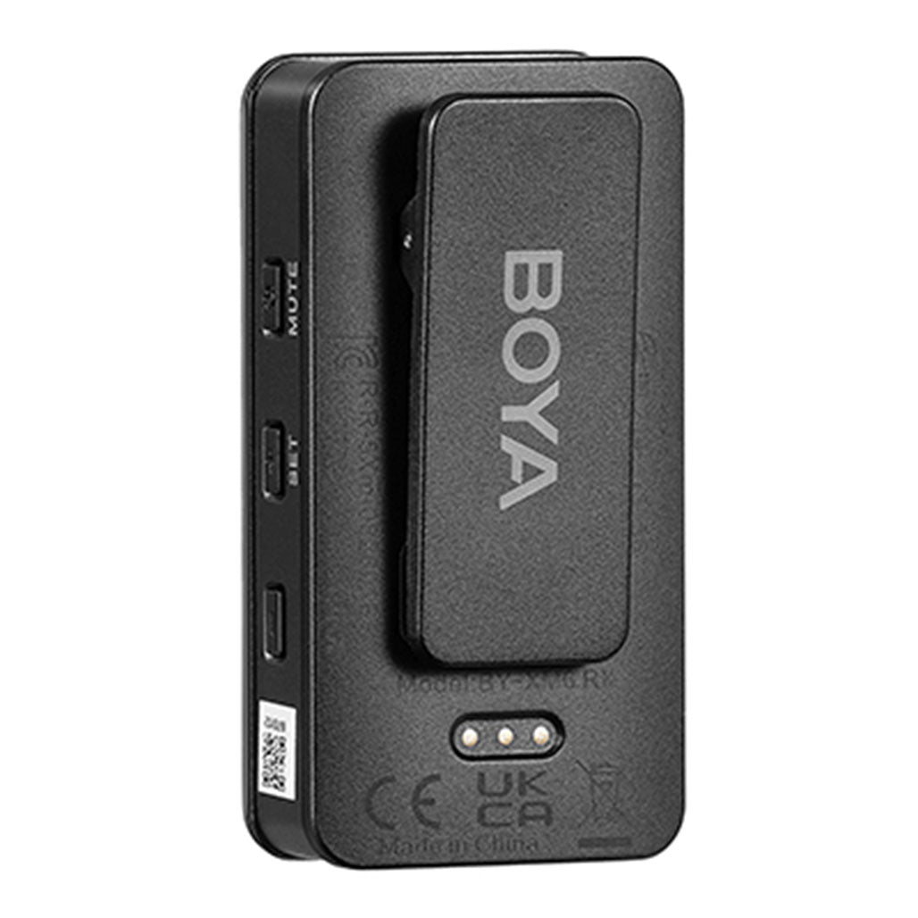A Photo Of Boya BY-XM6-S2 - 2.4GHz Ultra-Compact Wireless Microphone System