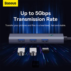 A Photo Of Baseus Flite Series 5-in-1 USB-C Hub