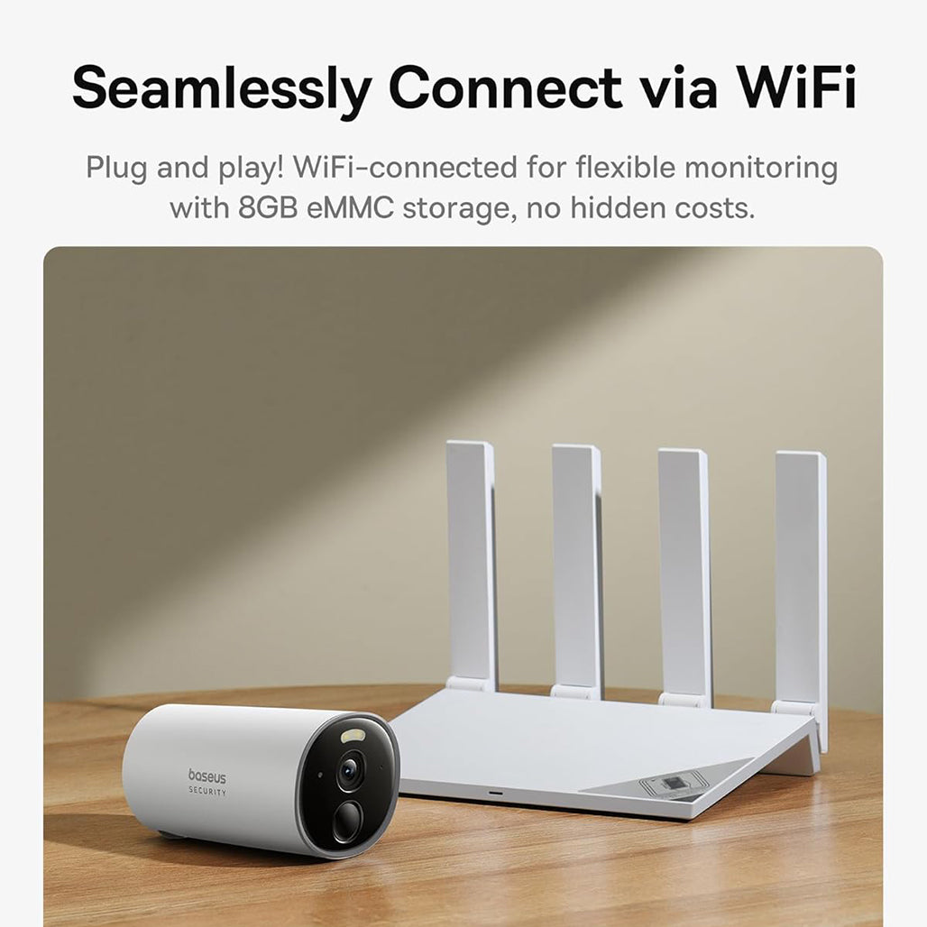 A Photo Of Baseus B1 - Wireless Outdoor Security Camera