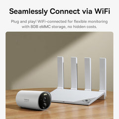 A Photo Of Baseus B1 - Wireless Outdoor Security Camera