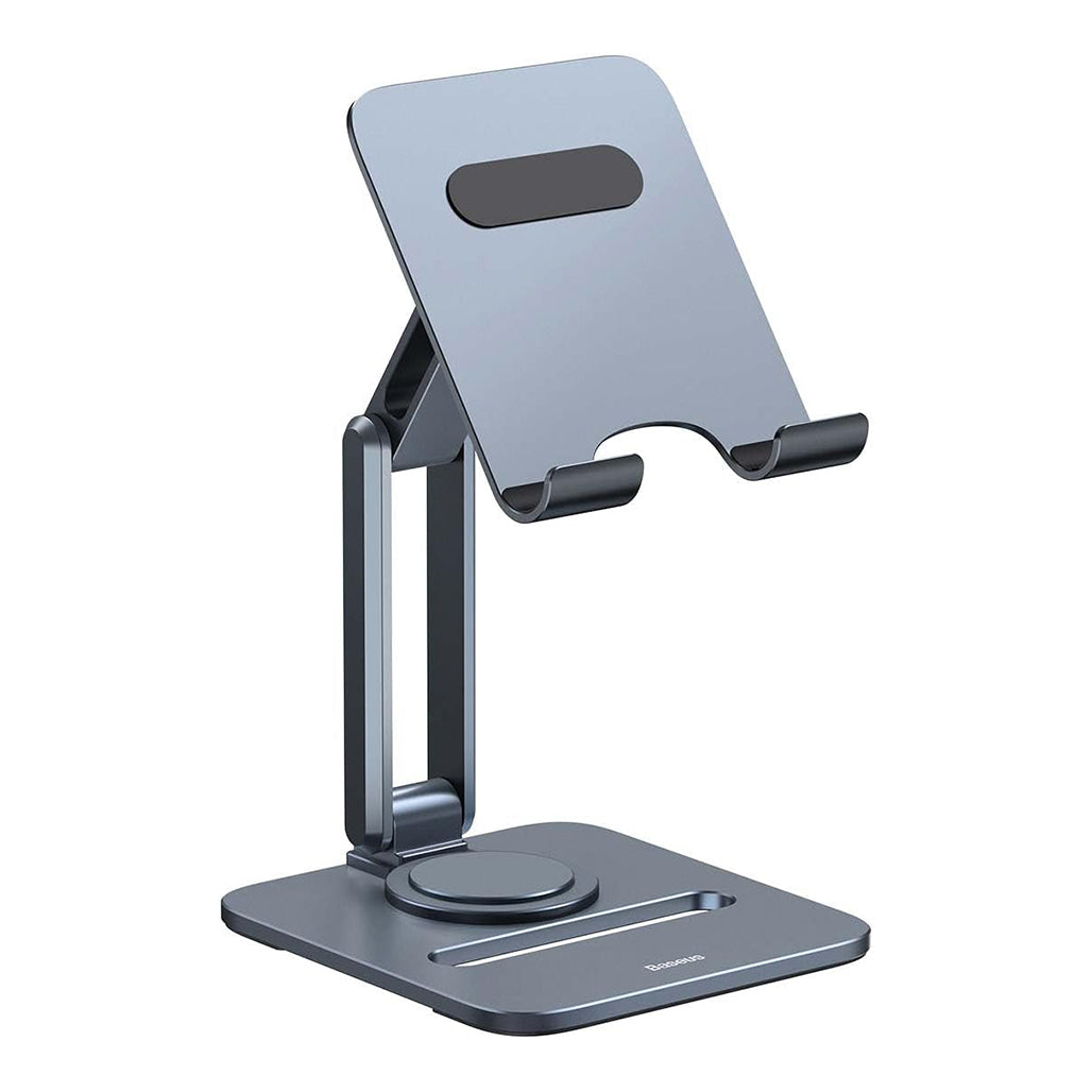 A Photo Of Baseus Desktop Biaxial Foldable Metal Stand for Tablets - Rotatable Version