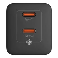 Baseus GaN5 Pro Dual USB-C Fast Charger 40W Adapter - Black
