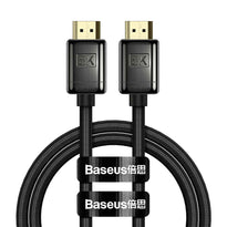 Baseus HD HDMI 8K to HDMI 8K Adapter Cable (Zinc Alloy) 1m Black