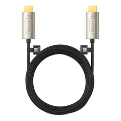 A Photo Of Baseus High Definition Series 10M Optical Fiber HDMI to HDMI Cable - 4K@60Hz, Black