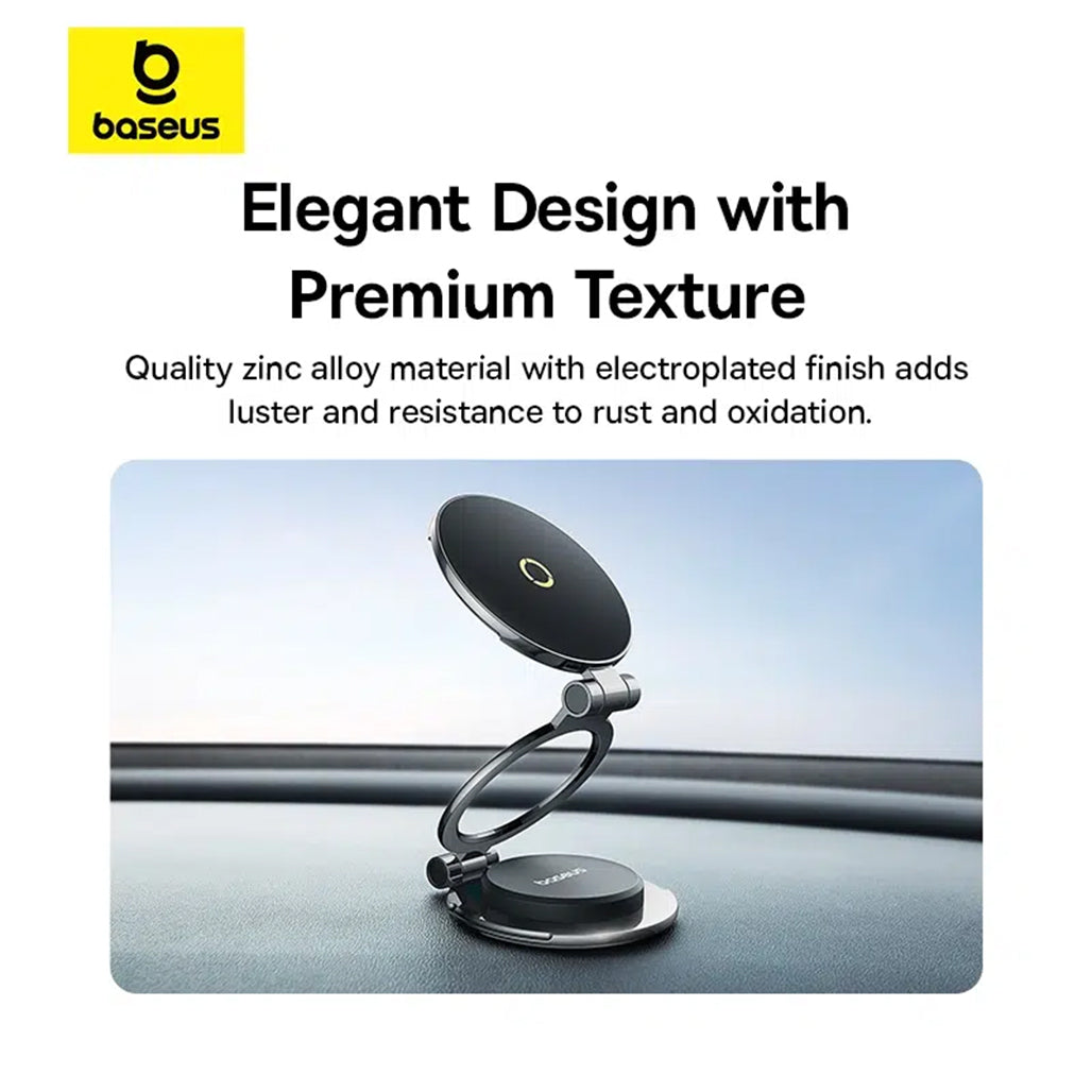 A Photo Of Baseus MagPro Series II Magnetic Car Mount Stick-On Version – Secure and Stylish Smartphone Holder