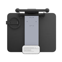 A Photo Of Baseus MagPro II Versatile Car Mount - Foldable Laptop Desk with 360° Rotatable Phone Holder, Adjustable Height, Easy Installation for Backseat Headrest, Black