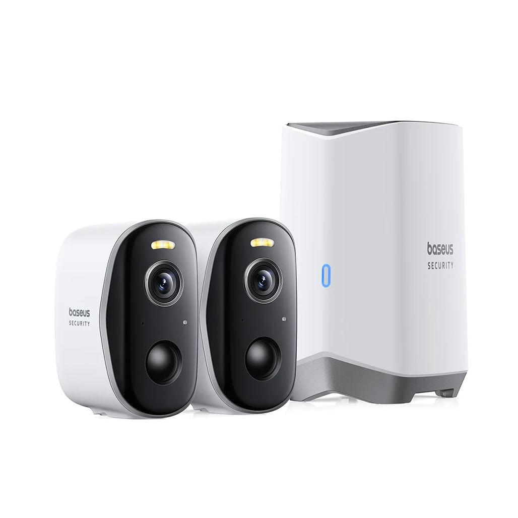 A Photo Of Baseus N1 - Outdoor Security Camera – 2K Ultra HD