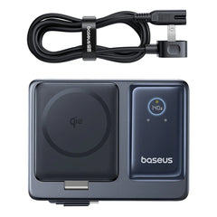 A Photo Of Baseus Nomos 5-in-1 Desktop Charger Qi2 140W | Fast Wireless & USB-C Charging Station