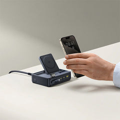 A Photo Of Baseus Nomos 5-in-1 Desktop Charger Qi2 140W | Fast Wireless & USB-C Charging Station