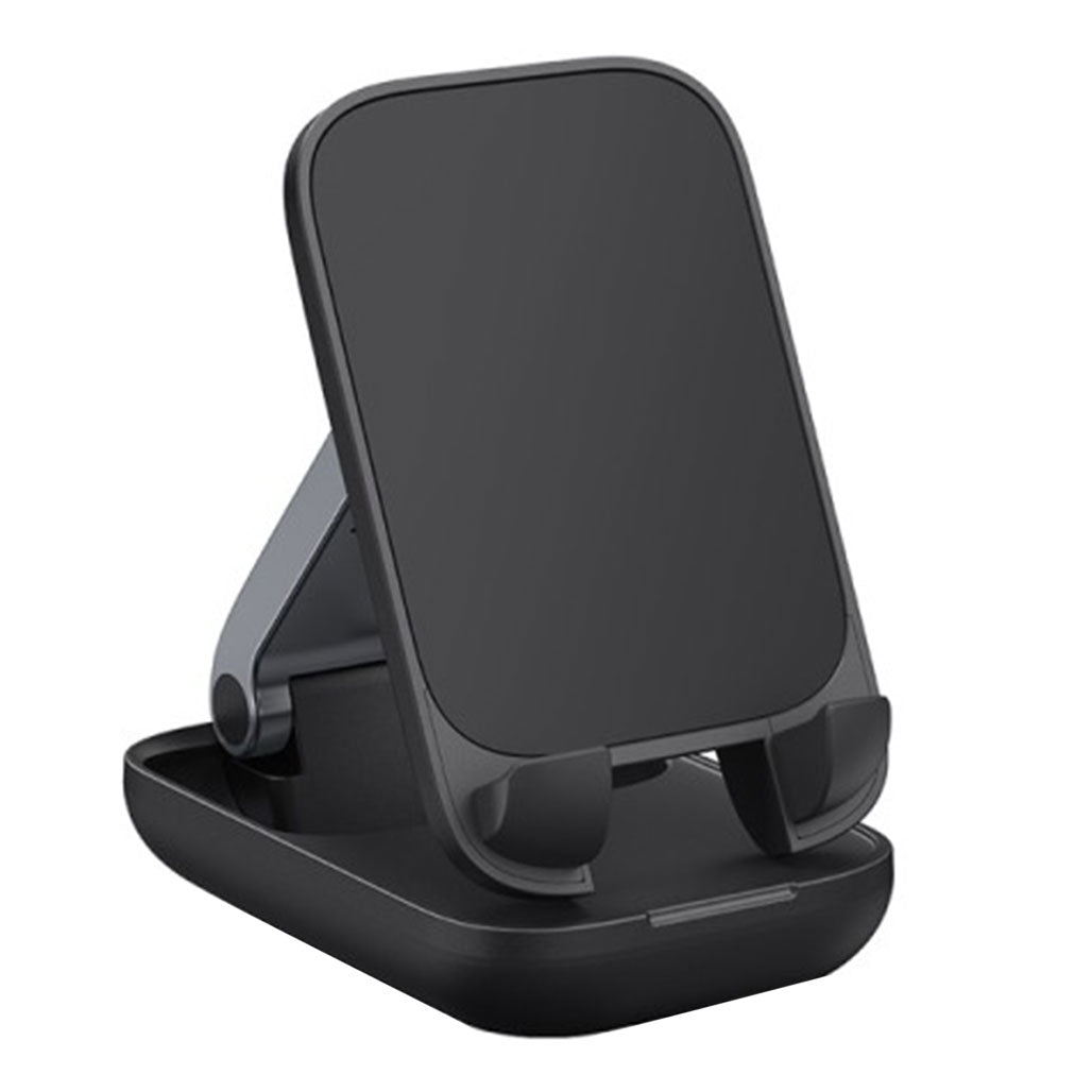 A Photo Of Baseus Seashell Series Folding Phone Stand Cluster - Adjustable with Mirror Panel