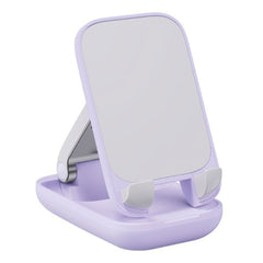 A Photo Of Baseus Seashell Series Folding Phone Stand Cluster - Adjustable with Mirror Panel