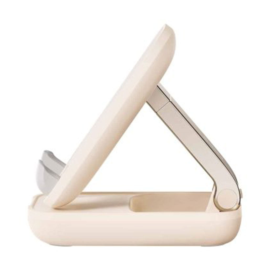 A Photo Of Baseus Seashell Series Folding Phone Stand Cluster - Adjustable with Mirror Panel
