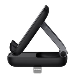 A Photo Of Baseus Seashell Series Folding Phone Stand Cluster - Adjustable with Mirror Panel