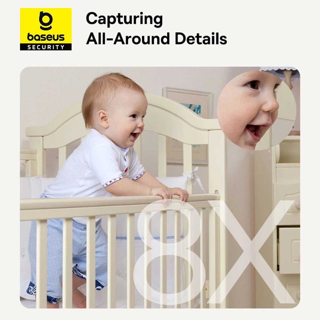 A Photo Of Baseus Security P1 Pro - Indoor Camera 3K – White