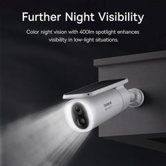 A Photo Of Baseus Security S1 - Outdoor Camera 2K – Solar-Powered