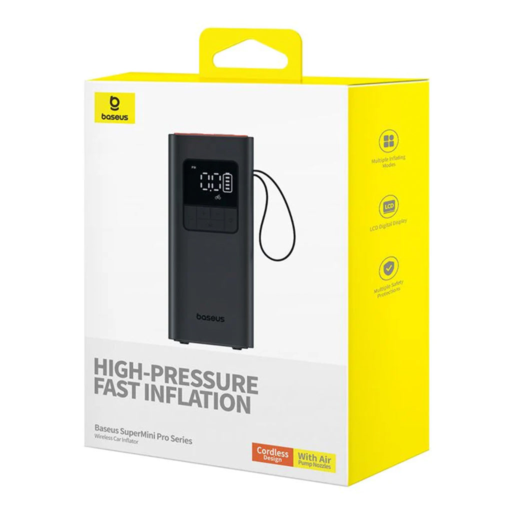 A Photo Of Baseus SuperMini Pro Series Wireless Car Inflator – Compact, Portable, and Versatile Tire Pump