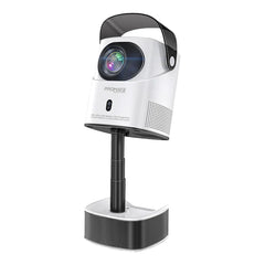 A Photo Of Promate Beamer-A250 4K Ultra HD Wireless LCD Projector with Built-In Speaker & Adjustable Monopod Stand