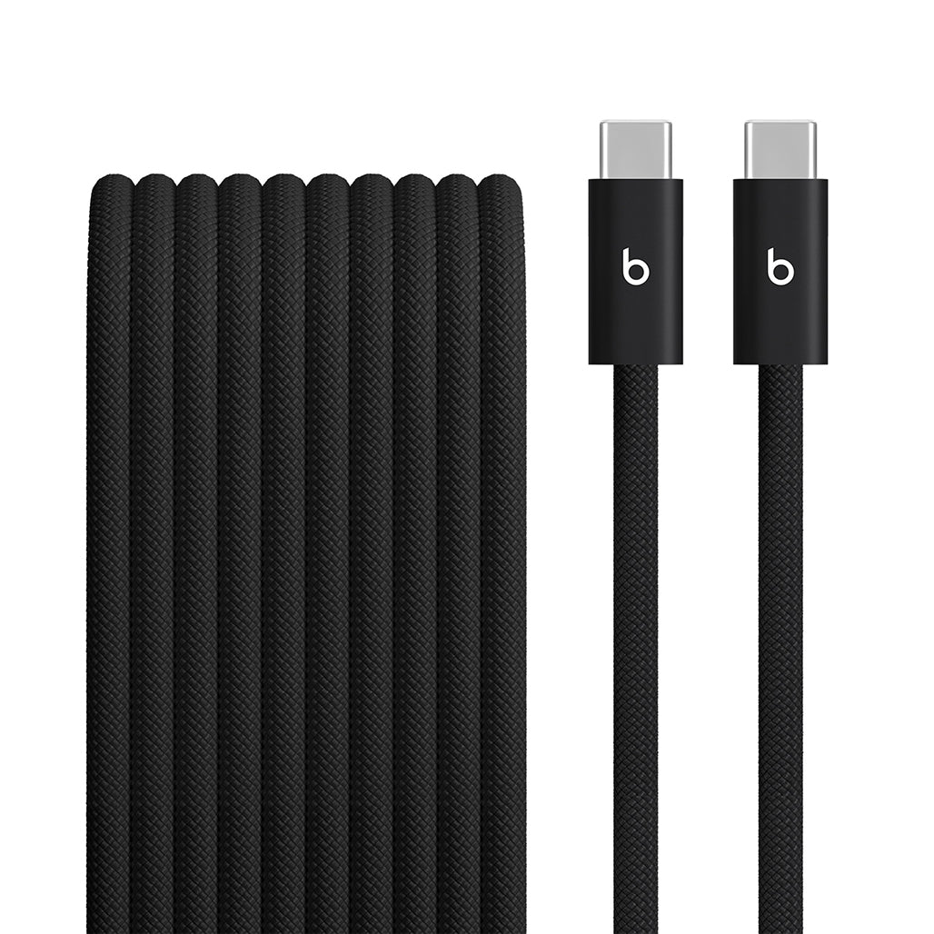 A Photo Of Beats 240W USB-C to USB-C Braided Cable (10 ft - 3m)