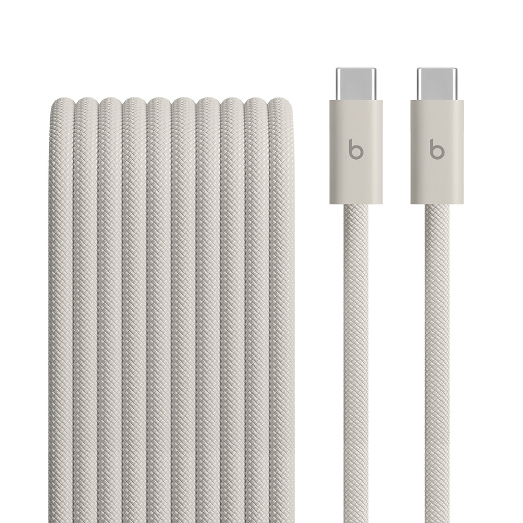 A Photo Of Beats 240W USB-C to USB-C Braided Cable (10 ft - 3m)