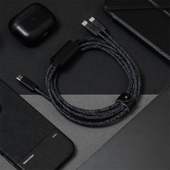 A Photo Of Native Union Belt Cable 2-in-1 USB-C to USB-C Fast Charging Cable 140W