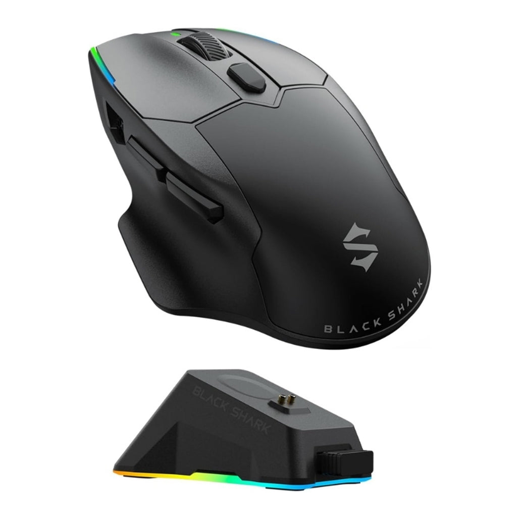 A Photo Of Black Shark Dark Wireless Gaming Mouse