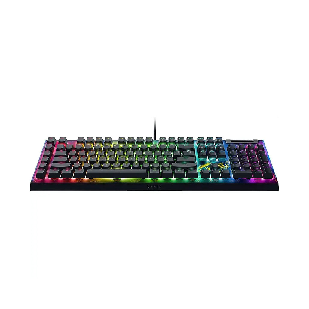 A Photo Of Razer BlackWidow V4 X Fortnite Edition Keyboard - Yellow Switch