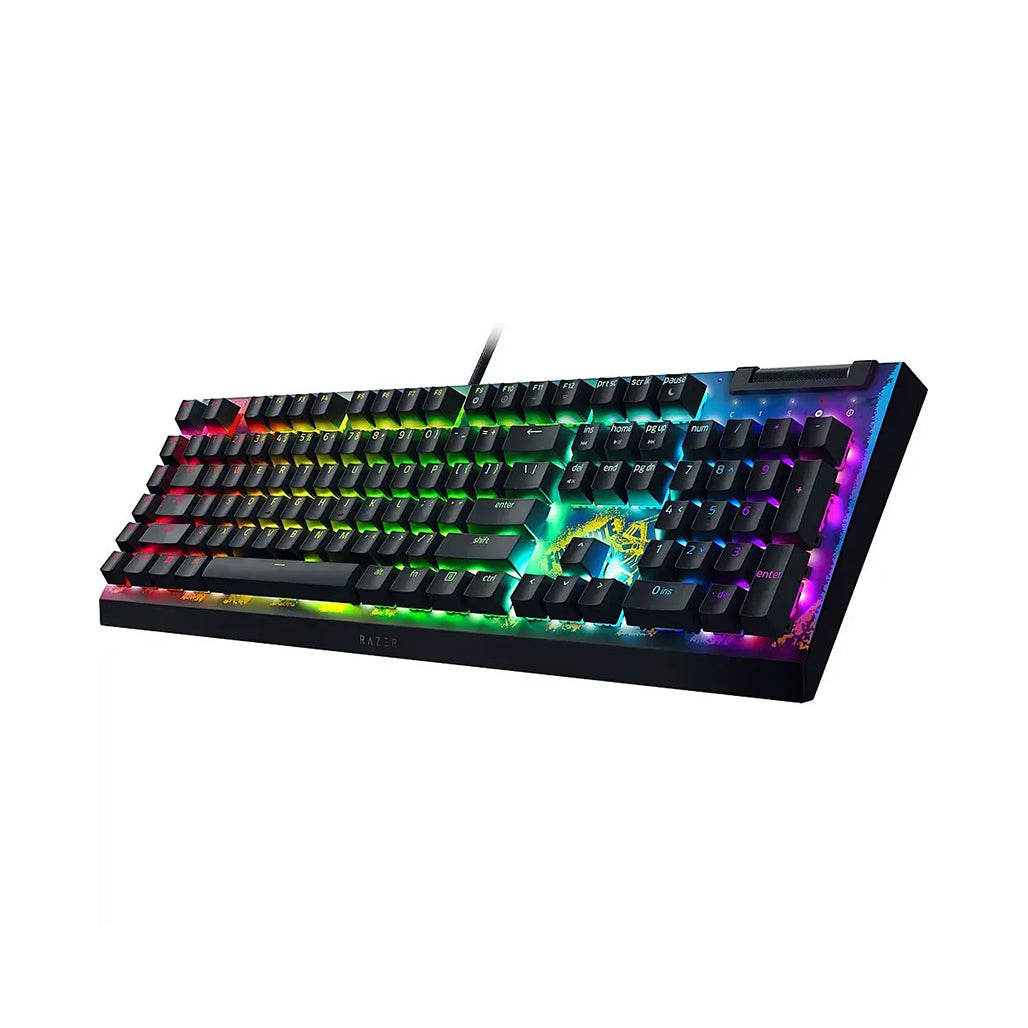 A Photo Of Razer BlackWidow V4 X Fortnite Edition Keyboard - Yellow Switch