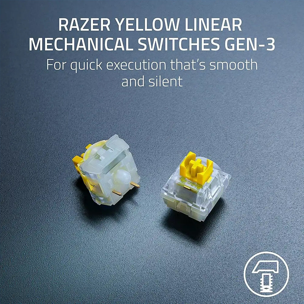 A Photo Of Razer BlackWidow V4 X Fortnite Edition Keyboard - Yellow Switch