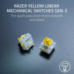 A Photo Of Razer BlackWidow V4 X Fortnite Edition Keyboard - Yellow Switch