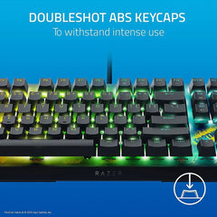 A Photo Of Razer BlackWidow V4 X Fortnite Edition Keyboard - Yellow Switch