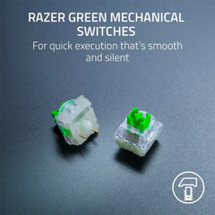 A Photo Of Razer BlackWidow V4 X Minecraft Edition Mechanical Gaming Keyboard – Green Switches