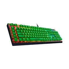 A Photo Of Razer BlackWidow V4 X Minecraft Edition Mechanical Gaming Keyboard – Green Switches