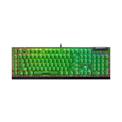 A Photo Of Razer BlackWidow V4 X Minecraft Edition Mechanical Gaming Keyboard – Green Switches
