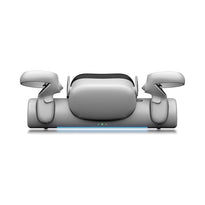 BluPebble Elite Charging Station for Meta Quest 2 – Fast Wireless Dock with Magnetic USB-C Connector