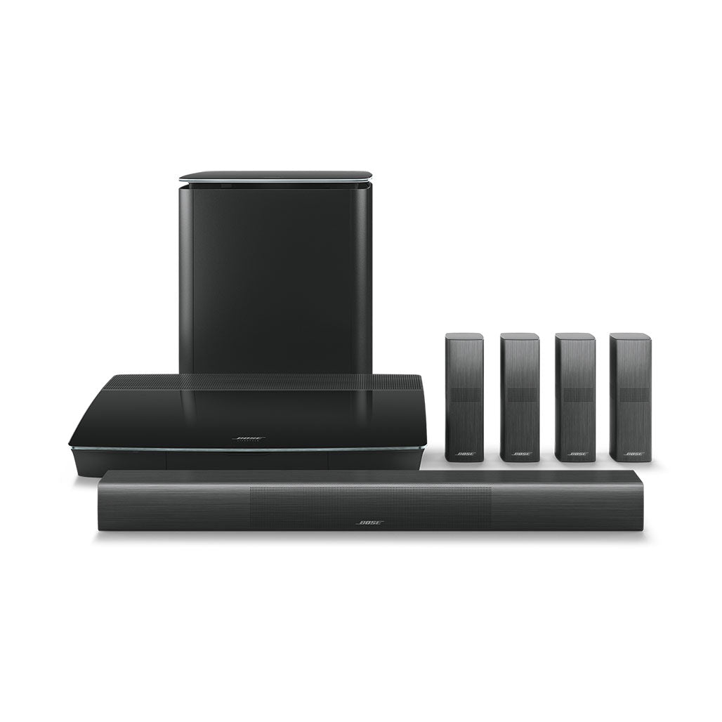 A Photo Of Bose Lifestyle 650 - 5.1 Surround Sound Home Theater System - Wireless, 4K Compatible, with OmniJewel Speakers