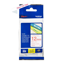 A Photo Of Brother TZe-232 Labelling Tape Cassette – Red on White, 12mm wide