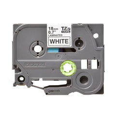 A Photo Of Brother TZe-241 Labelling Tape Cassette – Black on White, 18mm wide