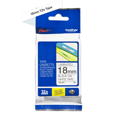 A Photo Of Brother TZe-241 Labelling Tape Cassette – Black on White, 18mm wide