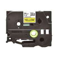 Brother TZe-661 Labelling Tape Cassette – Black on Yellow, 36mm wide