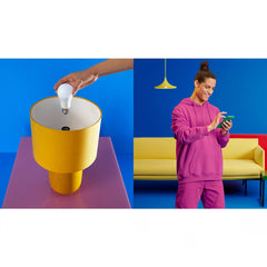 A Photo Of WiZ Smart WiFi LED Light Bulb E27 – 2 Pack, Colour & White Ambience, 60W Equivalent, App & Voice Control, Indoor Home Lighting for Living Room & Bedroom