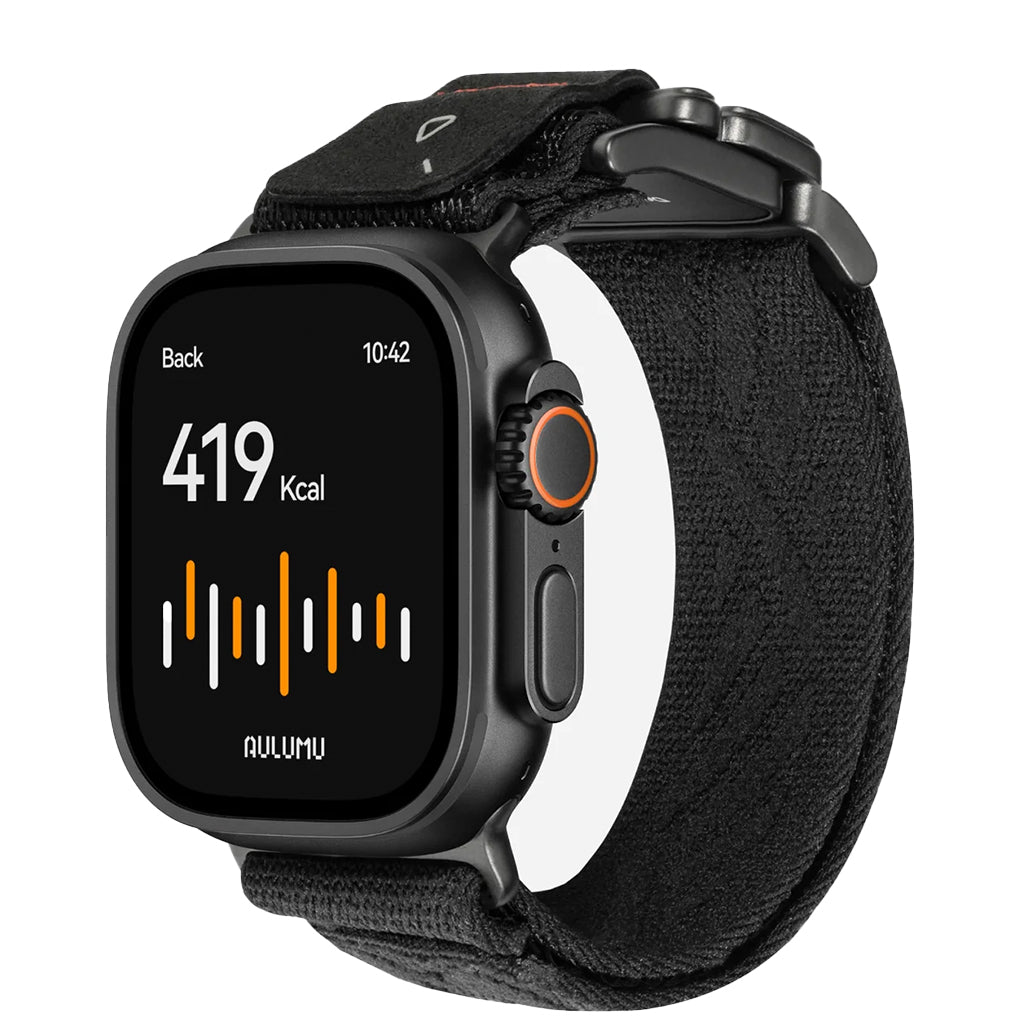 A Photo Of Aulumu C03 - Titanium Mag Buckle Quick-Release Band for Apple Watch