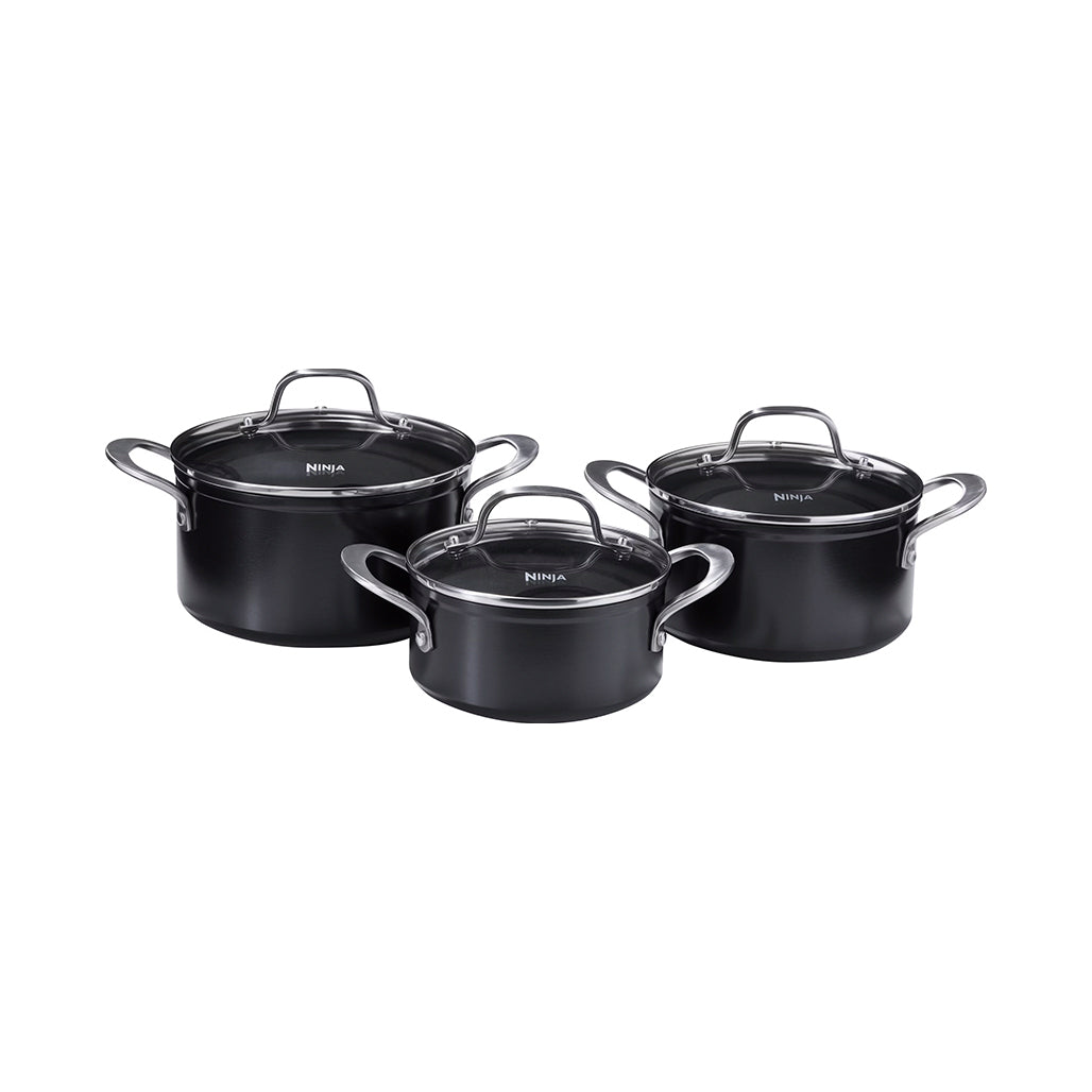 A Photo Of Ninja C13000DE ZEROSTICK Essentials 3-Piece Cookware Set
