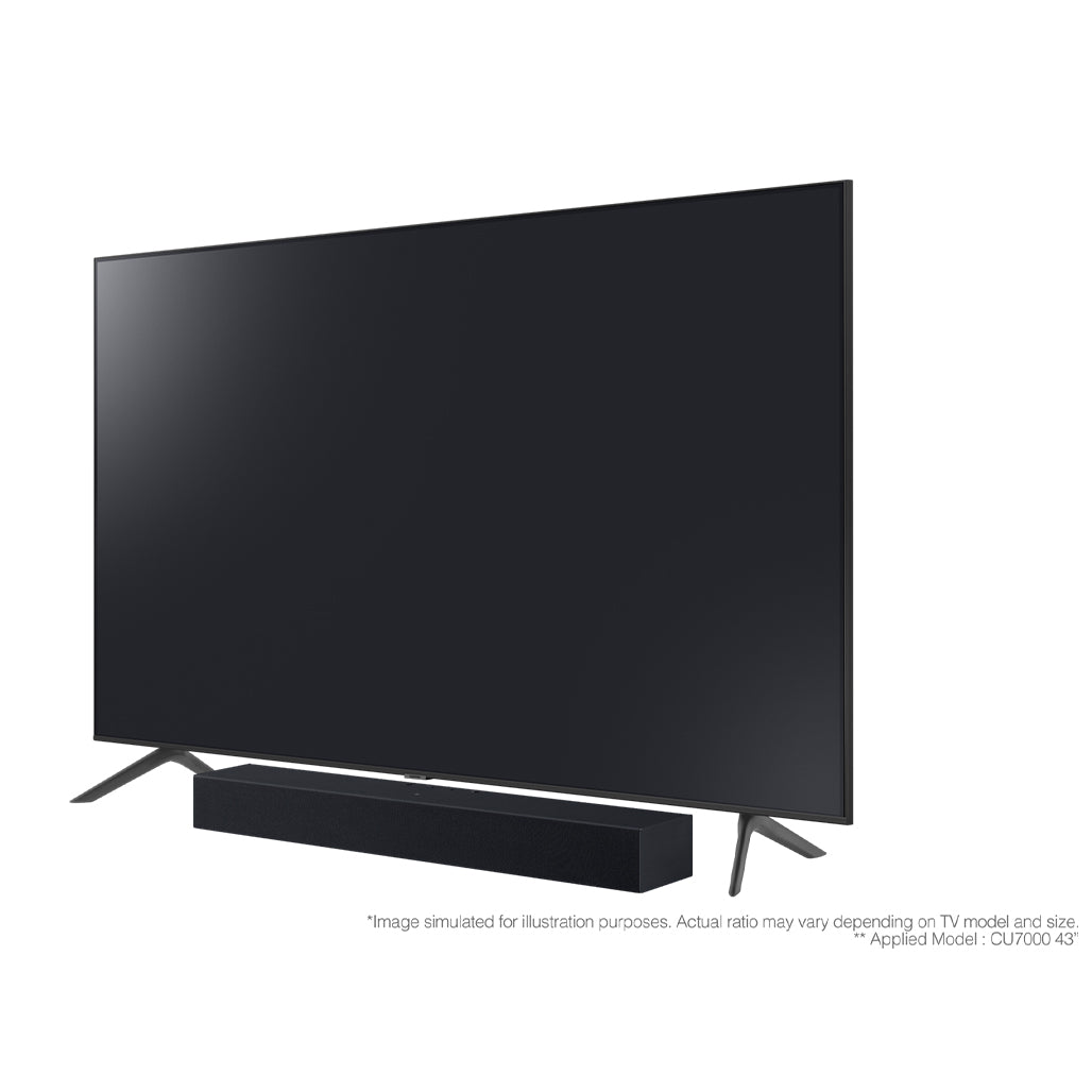 A Photo Of Samsung HW-C400 Soundbar - 40W 2.0 Channel with Dolby Digital 2.0